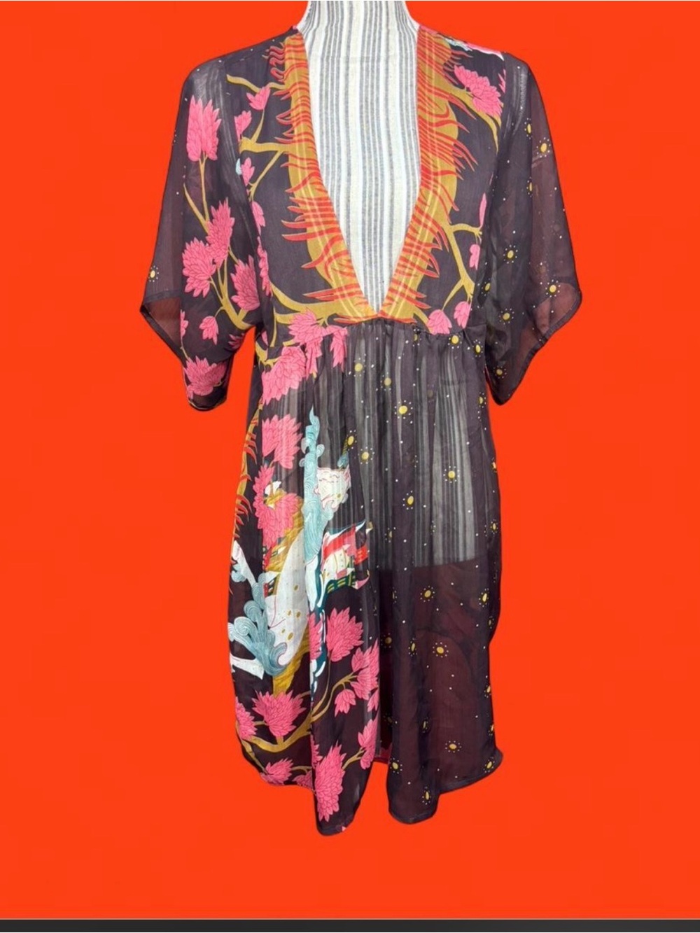 Y2k women’s sheer dress / cover up